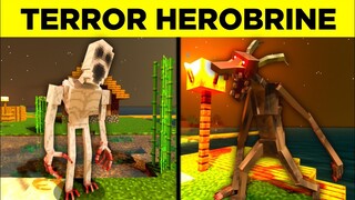 Mitos Herobrine Datang Kembali Di Minecraft - Herobrine Terror #3