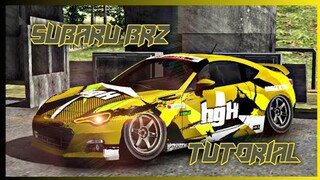 How to make a Subaru Brz Livery| Car Parking Multiplayer