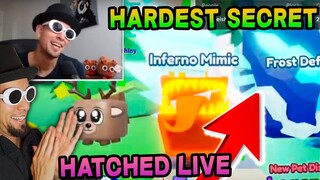 I Hatched The Rarest Secret Pet While Streaming Mining Simulator 2