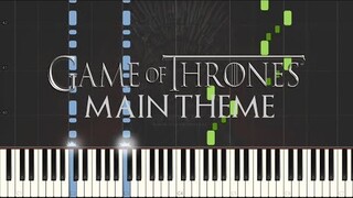 "Game of Thrones - Main Theme" - Piano Tutorial [Medium]