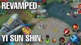 REVAMPED YI SUN SHIN GAMEPLAY | YI SUN SHIN REVAMPED GAMEPLAY | MOBILE LEGENDS BANG BANG