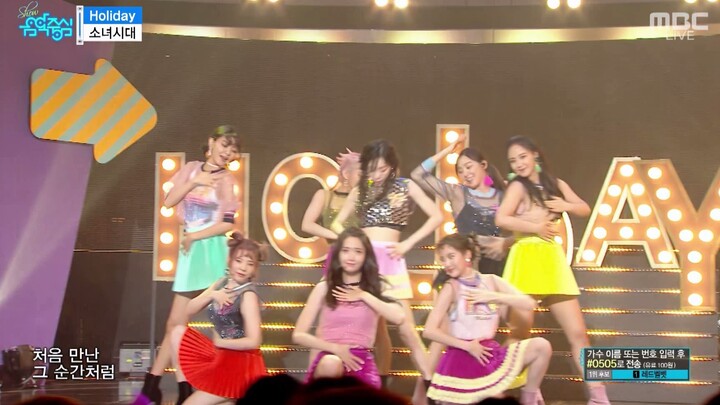 【4K LIVE】Girls’ Generation – Holiday (170812 MBC Music Core)