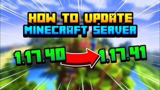 How To Update Your Minecraft Server Version 1.17.40 into 1.17.41 Above | Minecraft PE Server