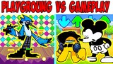 FNF Character Test | Gameplay VS Playground | Corrupted Mordecai | Mickey Mouse | Corrupted Sheriff
