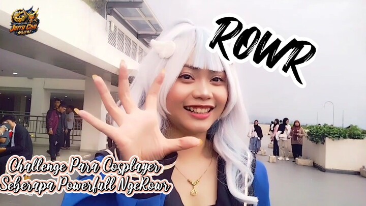 Challenge Para Cosplayer Bukittinggi Seberapa Powerfull NgeRowr