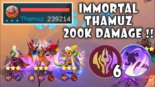 YUKI SKILL 3 + IMMORTAL THAMUZ !! 1 VS EVERYONE !! MAGIC CHESS MOBILE LEGENDS