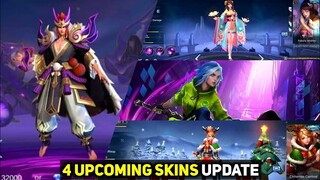 4 UPCOMING SKINS GAMEPLAY + SHOP ANIMATION || MOBILE LEGENDS