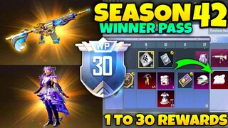 Pubg Lite Season 42 Winner Pass Is Here Official Leaks | 1 To 30 Rewards 😍 | Season 42 Winner Pass