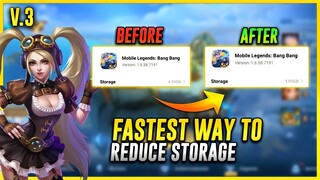 HOW TO REDUCE MOBILE LEGENDS STORAGE New FEATURES in Mobile Legends 2022