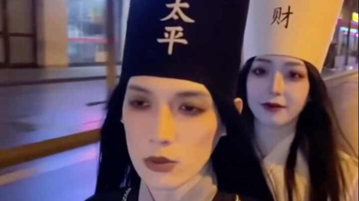 【Sora2】The Daily Vlog of Hei Bai Wu Chang, Office Workers #5