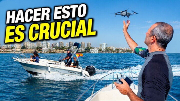 Cómo VOLAR un DRON desde un BARCO sin PERDERLO | Guía Completa