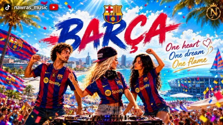 BARCA BARCA BARCA 🔴🔵 Play The Music | beautiful music & new songs #dj #shorts #shortvideo #song