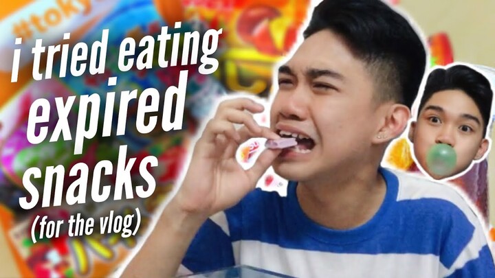 I TRIED EATING EXPIRED SNACKS! (PARA SA VLOG) | Marcus Chleone