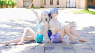 清凉一夏！星铁双倍泳装暴击！【流萤&知更鸟】