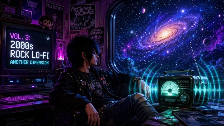 2000s Alt-Rock Lo-Fi Vol. 3 🌌 怀旧摇滚 1 Hour Emo & Guitar Beats for Focus