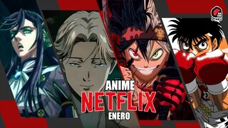 Estrenos ANIME en NETFLIX ENERO 2023 | Rincón Otaku