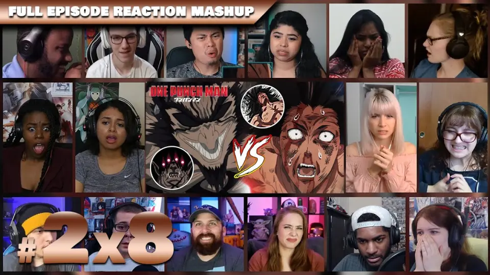 One Punch Man Season 2 Episode 8 Reaction Mashup ワンパンマン Bilibili