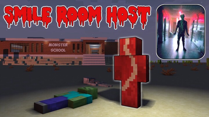 Monster School : SMILE ROOM HOST IS ATTACKING MONSTER SCHOOL - Minecraft Animation