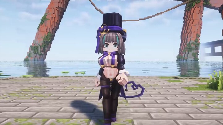 Xin chào Thỏ đảo ngược! Đó là pháp sư Cheshire Cat! [Azur Lane x Minecraft]