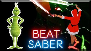 You're a mean one, Mr Grinch in BEAT SABER [Expert]