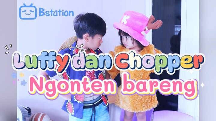 KESERUAN LUFFY DAN CHOPPER BIKIN KONTEN BARENG