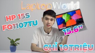 Mở hộp & Đánh giá HP 15s FQ1107TU - Tiền ít vẫn "hít" được Laptop NGON  | LaptopWorld