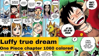 Luffy true dream | One Piece chapter 1060 colored