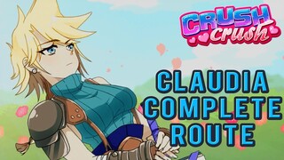 Claudia Complete Route and Outfits | Crush Crush | Ep. 62