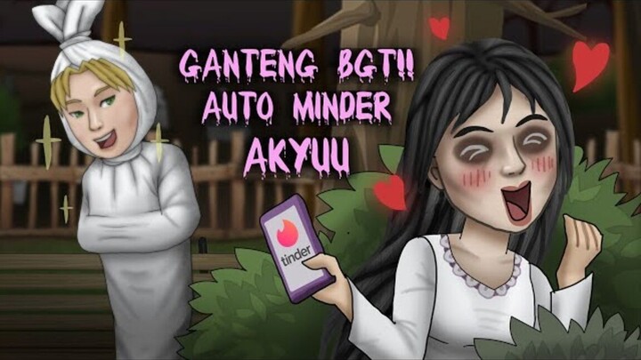Main Tinder, Kuntilanak ketemu Pocong Ganteng #HORORKOMEDI  Kartun Lucu, Kartun