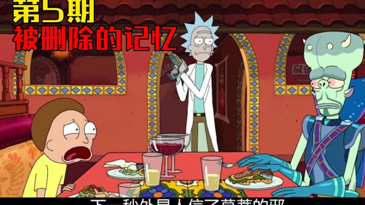 Rick and Morty's amnesiac incident: Rick's selfishness wipes out all of Rick and Morty's memories. B