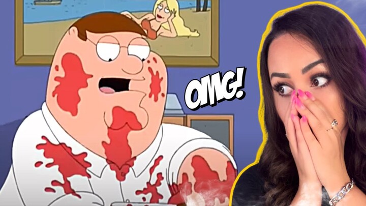 TRY NOT TO LAUGH CHALLENGE - Family Guy Best Dark Humor Compilation REACTION!!! #3