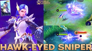 LESLEY ANNUAL STARLIGHT SKIN "HAWK-EYED SNIPER" GAMPELAY & RELEASE DATE | MLBB UPCOMING SKIN