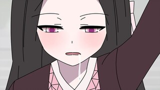 [Demon Slayer animation] Nezuko almost fell asleep