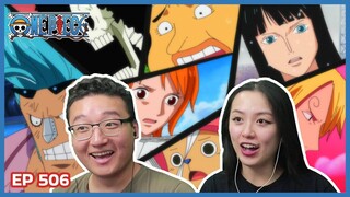 CREW LEARNS ABOUT LUFFY | One Piece Episode 506 Couples Reaction & Discussion