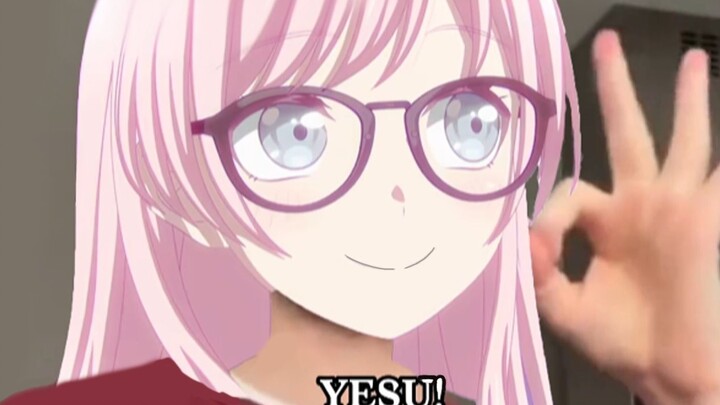 Aiyin imitates British students speaking English