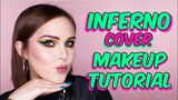 INFERNO Cover Makeup Tutorial - Graphic Green Liner