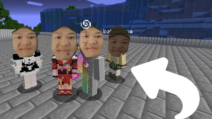 Ketika kepala pemain di server MC menjadi runcing (Pemain: Mengapa kepalaku runcing?🥵🥵)