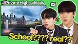 Korean Teenagers REACT TO America's TOP 5 Private High Schools