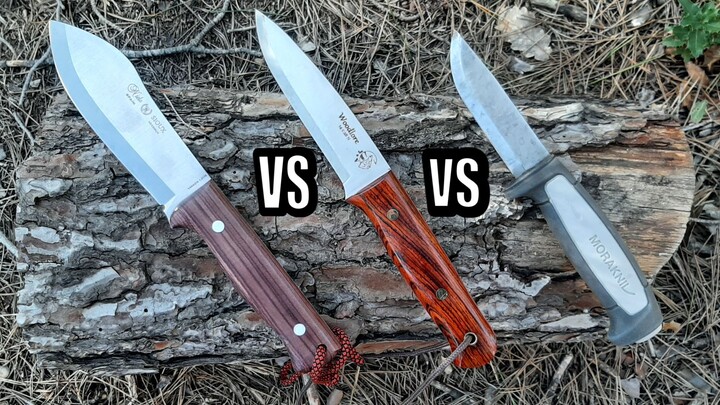 NESSMUK vs WOODLORE vs PUKKO I 最好的叢林刀型