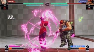 KOF15　アッシュ　上手すぎる２５HITコンボ　更に繋がりそう…