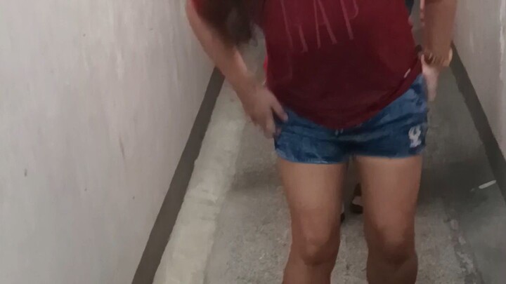 Funny Walking (When your sister was injured and imitating how she walked).