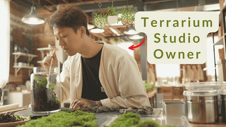 Day in the life of a Terrarium Studio Owner | 微景观工作室老板的一天