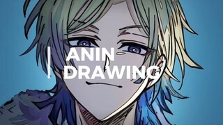 draw anime Michael kaiser with me. by Anin drawing🌹