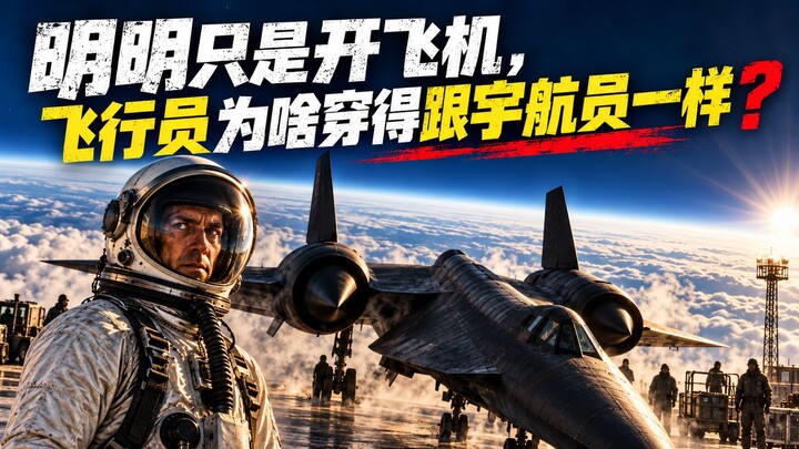 Why do pilots dress like astronauts when they’re just flying a plane?