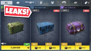 *LEAKS* NEW CREDIT STORE CRATES in SEASON 4 | COD MOBILE