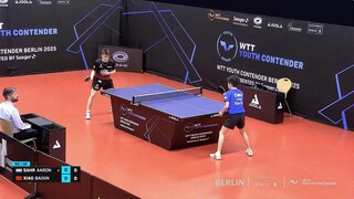 XIAOBAIXIN-AARON SAHR-WTT Youth Contender Berlin 2025 Presented by Seeger-MAIN D