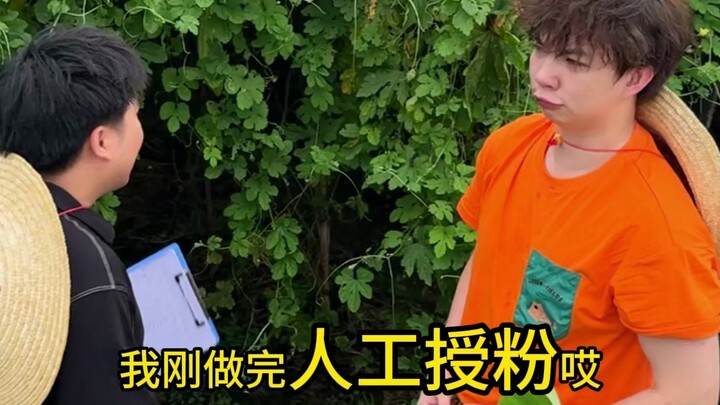 农学生田里的每一朵花，都是被登记了的，只可远观不可亵玩