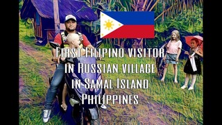 First Filipino guy ever, visit Russian village in Samal Island, Philippines