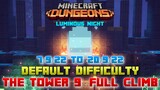 The Tower 9 [Default] Full Climb, Guide & Strategy, Minecraft Dungeons Luminous Night