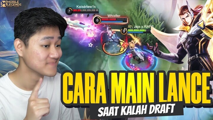 CARA MAIN LANCELOT SAAT KALAH DRAFT DAN DI PRESSURE! INI ILMU MAHAL - Mobile Leg